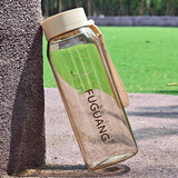 富光（FUGUANG）太空杯塑料杯子超大运动水壶过滤创意水杯便携户外防摔茶杯子 1500ml 白色