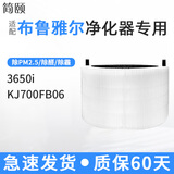简颐适配Blueair布鲁雅尔3650i小巨人桌面空气净化器过滤网净化机消毒机滤芯KJ700FB06清新机过滤器 3650i/KJ700FB06