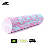 JOINFIT 泡沫轴 肌肉放松按摩滚轴 健身训练普拉提瑜伽柱foam roller 粉蓝大浮点60cm