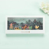 藤缠树金属书签中国风套装文创苏州四季园林礼盒博物馆纪念品文艺精美可爱创意礼品儿童学生教师节礼物 园林之冬（配手提袋）