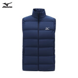 美津浓（MIZUNO）户外羽绒服男士马甲短款秋冬季内搭外穿情侣外套