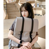 LASSIE VAGARY玫瑰的故事刘亦菲同款双肩包男女电脑商务通勤包旅行女大学生书包 浅灰色 16寸