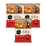 必品阁（bibigo）希杰必品阁bibigo韩式泡菜汤酱速食韩国辣白菜火锅汤底网红 泡菜汤460g*3