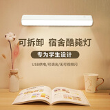 北臣（BEICHEN）磁吸台灯宿舍灯LED台灯充电支架大学生寝室书桌学习床头阅读灯 充插两用款