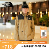 北面（The North Face）【经典款】防风夹克男女同款防泼水外套户外保暖春季上新|81NO PLX/卡其色 XXXL/190