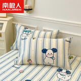 南极人家纺纯棉全棉枕头套一对装双人单人学生宿舍枕大号家用枕套 条纹狗狗【全棉枕套一对装】