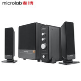 麦博电脑蓝牙音响台式组合音箱2.1重低音炮独立功放 黑色 标配