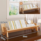 木格格家用实木小书柜学生桌上书本收纳书架桌面整理书立架简易储物架子 组合【清漆60+清漆60】