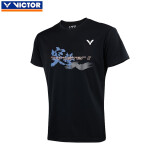 威克多（VICTOR） VICTOR威克多 羽毛球服健身跑步篮球运动服T恤球衣 短袖T-39005/C黑色 M