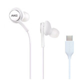 三星耳机原装Type-c接口S24 S23 S22 S21 Note20 S20 NOTE10 W22 W23 W24 Flip系列 线控音乐耳机 白色