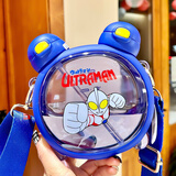 迪士尼（Disney）儿童水杯双饮大容量网红可爱便携幼儿园学生男女孩吸管直饮喝水壶 奥特曼 750ml （不是迪士尼品牌）