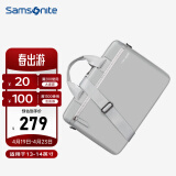 新秀丽（Samsonite）手提包电脑包轻薄单肩包背包14英寸苹果笔记本保护套 BP5 银灰色