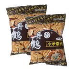 丹鹤锅巴陕西西安特产小米锅巴多种口味怀旧休闲零食膨化食品 牛肉味65g*15包