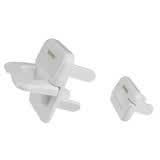 科斯丁插座保护套开关宝宝防插座保护盖儿童防触电插板插孔安全塞堵孔塞 饰条款【12个两插+12个三插】