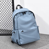 袋鼠背包男双肩包女韩版大容量学生书包初高中防泼水旅行包 蓝色