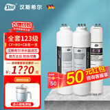 汉斯希尔（SYR）家用净水器滤芯RO反渗透纯水机耗材适用WS-6030-4001/4002/4003/4004/4005/4006/4007/4008等通用 【套餐2】123级各1支
