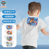 汪汪队立大功（PAW PATROL）儿童汗巾幼儿园棉A类4层纱布宝宝吸汗巾小孩男童垫背巾PA1832  L
