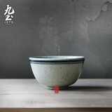 九土 仿明代功夫小茶杯 景德镇陶瓷茶具手绘青花复古品茗杯主人杯 单个