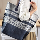 家の物语（KATEI STORY）日本保温袋上班族外出便携早餐便当袋加厚锡箔饭盒手提袋大容量 保温便当铝箔袋 大号