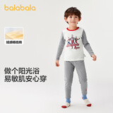 巴拉巴拉儿童秋衣套装秋冬保暖男童睡衣【奥特曼IP】206424169105