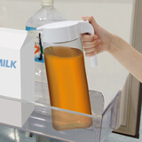 NITORI宜得利家居 带茶滤横竖皆可冷水壶一键开关家用冰箱可用大容量 带茶滤横竖皆可冷水壶 2.1L