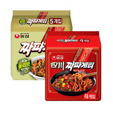 农心（NONGSHIM）韩国进口农心炸酱面 韩式拉面泡面传统酱拌面方便面 速食面 炸酱面5袋+辣味炸酱面4袋