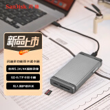 闪迪（SanDisk）高速SD/TF内存卡读卡器 支持4K/5.3K高清视频录制 相机无人机监控存储卡读卡器 手机平板电脑