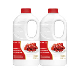 蒙牛红枣风味酸牛奶1kg 活性乳酸菌大桶家庭装低温酸奶 2桶（泡沫箱+冰袋）