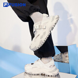 斐乐（FILA）FUSION斐乐潮牌女鞋运动凉鞋新款休闲运动鞋硬糖凉鞋 桦树银-SB 37.5