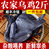 王氏正德乌鸡生鲜鸡肉 新鲜冷冻农家散养土鸡白条鸡整只白羽乌鸡肉 乌鸡2斤*1只 无赠品