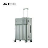 ACE/Avocado2-F轻质铝框登机箱行李箱前开盖多色托运箱二代升级 D24103-牛油果绿-24英寸