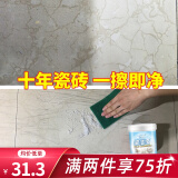 盾王强力去污粉 瓷砖地板清洁剂抛光砖仿古砖翻新去污清洗剂瓷洁宝 280g 1瓶 280g