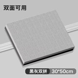硬拉缓冲垫减震垫健身器材脚垫举重台缓震垫深蹲缓冲地垫加厚防滑 【黑灰双色】50*30cm 厚_4cm