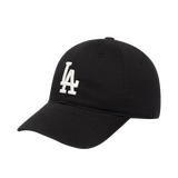 【95成新】MLB帽子男女棒球帽四季大标软顶遮阳鸭舌帽3ACP6601N-07BKS-F/黑色