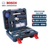 博世（BOSCH）工具箱家用多功能五金手动工具套装108件全套收纳家庭水电工维修 五金工具套装66件套