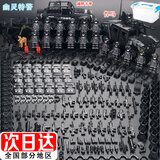 兼容乐高三角洲特种兵军事人仔积木玩具男孩拼装幽灵特警察军队 幽灵18人18盾2辆汽车(送收纳桶)