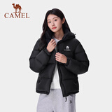 骆驼（CAMEL）【迪丽热巴同款】冬季羽绒服男女士同款热能速暖加厚面包服外套