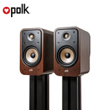 普乐之声（polk）ES20 音响 家庭影院 hifi书架音箱 Hi-res高解析度无源音箱 木质2.0发烧音箱 樱桃木