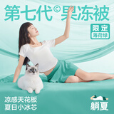 网易严选果冻被空调被夏被A类抗菌纤维被凉感被夏凉被 120*150cm薄荷曼波