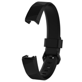 猜那Fitbit Alta HR表带和Alta表带智能手环通用替换硅胶表腕带 黑色 大号