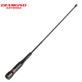 DIAMOND ANTENNA 日本钻石AZ504FX UV双段车载电台天线 黑色软质短天线39cm