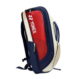 YONEX 尤尼克斯羽毛球包双肩背包运动包 BA02312EX白藏青红