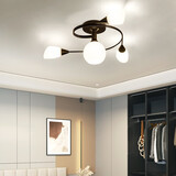 凡甄美式吊灯客厅灯大气餐厅卧室房间灯现代创意个性铁艺广东中山灯具 4头（配光源）