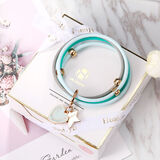 佰煜负离子防护手环户外防叮手链情侣儿童学生少女香氛植物精油驱赶环 梦幻蓝