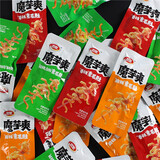 卫龙魔芋爽香麻酱素毛肚辣条零食混合装办公室小包装零食整箱散称丝 魔芋爽(3种味混搭)2斤(约58包