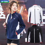YONEXYONEX尤尼克斯yy羽毛球服刺绣外套YOBC3121男女秋冬保暖大赛领奖 女款 YOBC3122  藏青刺绣标 XL 尤尼克斯尺码 O码