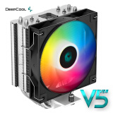  九州风神（DEEPCOOL）玄冰400V5ARGB CPU散热器（支持LGA1700 /多平台/支持AM4/4热管/幻彩风扇/附带硅脂）