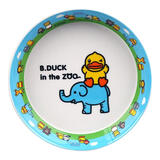 五和（WUHE）儿童早餐盘凉菜盘家用水果盘小碟子小食盘配菜盘哆啦A梦卡通餐具 小黄鸭(15.4cm*3cm)