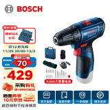 博世（BOSCH） 手电钻充电电钻电动螺丝刀锂电池家用工具箱全套套装GSR120-LI 【3.0Ah×1块电池+20支附件套】