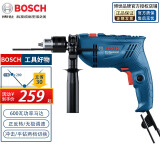 博世（BOSCH）冲击钻手电钻两用大功率GSB600家用工具箱套装多功能电动螺丝刀 出厂裸机